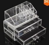 Organizador acrilico 2 gavetas