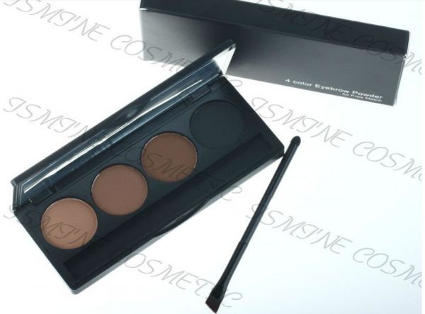 Paleta 4 cores para sobrancelhas